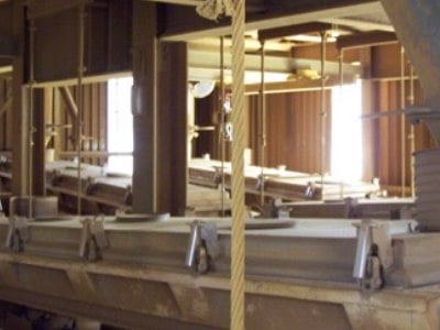 Garside Sands. grading machine